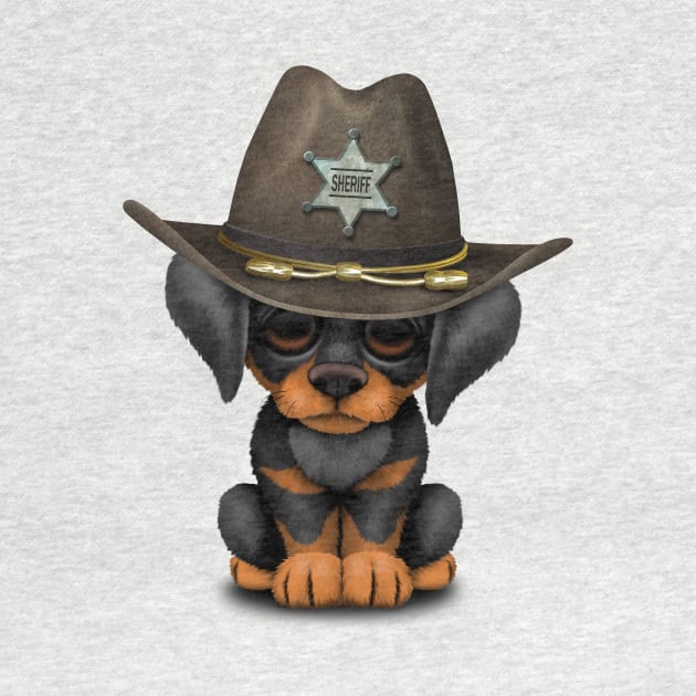 Cute Doberman Puppy Dog Sheriff by jeffbartels